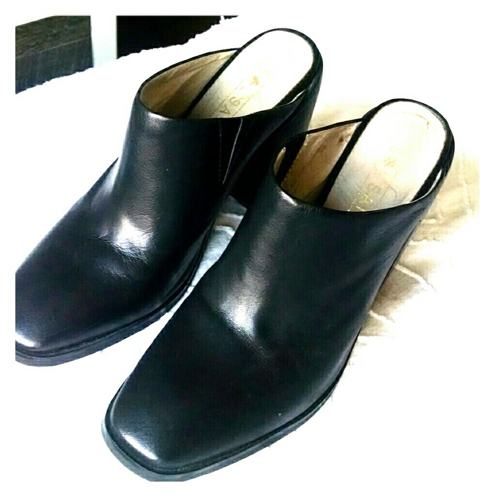 Sol Sana Black Mules